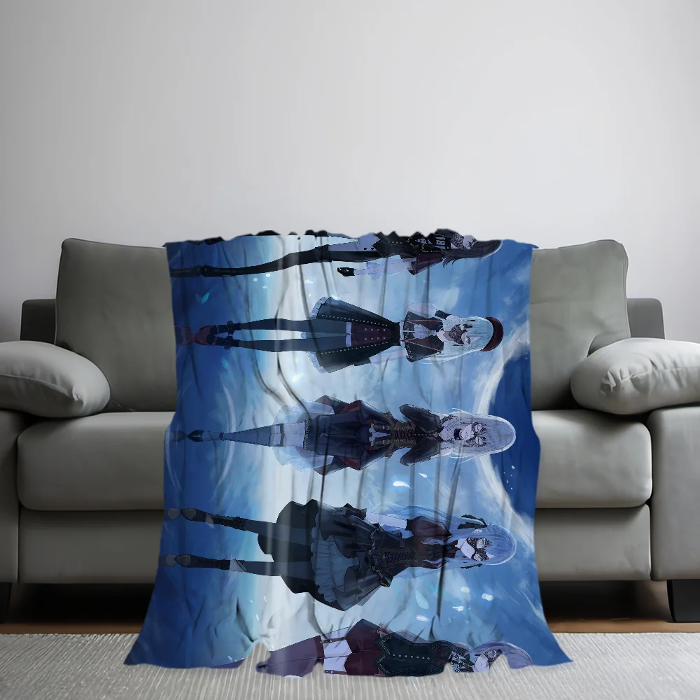 BanG Dream! Ave Mujica Printed comfortable and soft sofa, living room bed, bedroom blanket suitable for travel and gifts 2