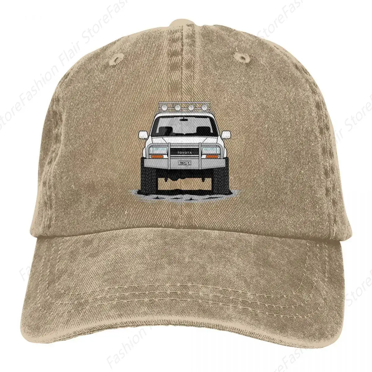Land Cruiser FJ 80 시리즈 Merch 유니섹스 야구 모자, 오프로드 FJ80 자동차 모자, 빈티지 운동 조절 가능한 트럭 운전사 모자, 모자