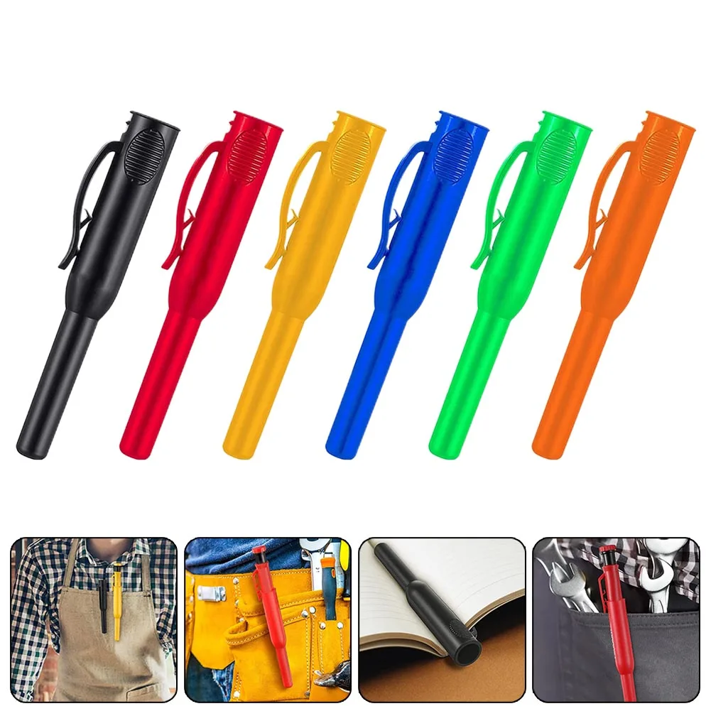 1Pc Carpenter Pencil Holder Deep Hole Mechanical Marker Stand Pocket Clip Pencil Holder