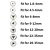 4.5mm/6mm/7mm/8mm/9mm/10mm/12mm/15mm/18mm Pink Safety Triangle Noses For Teddy Bear DIY Doll Accessories 6