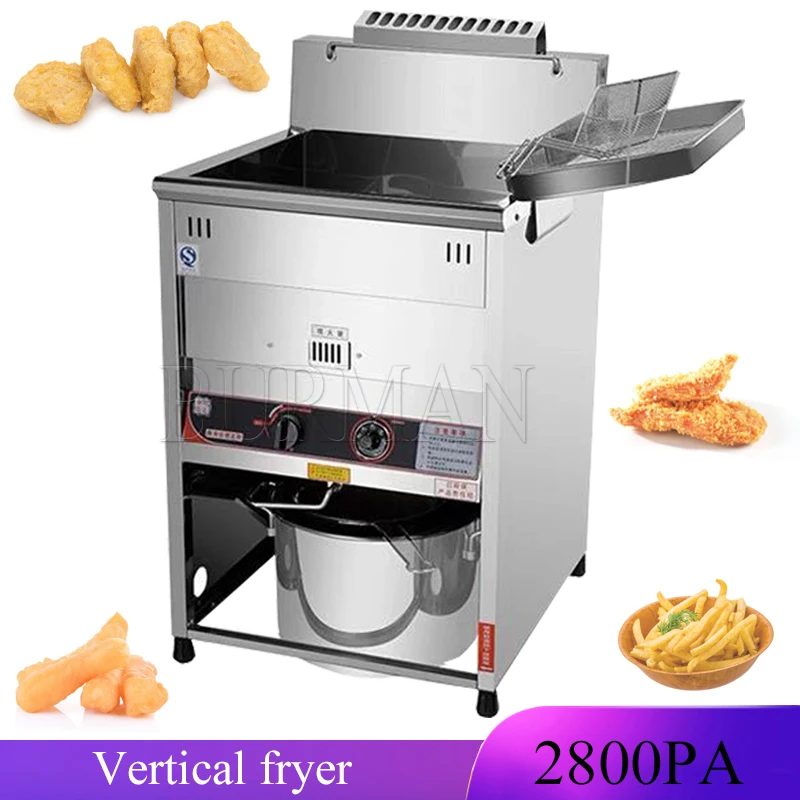 

Electric Pressure Fryer Machine Vertical Gas Temperature Controlled Commercial Deep Crispy Fried Manufacturer Chicken Frying