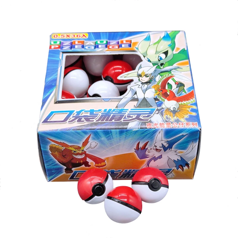 36 Pcs Pokemon Pokeball Set Originale 3.5Cm Pokemon Ball Con Figure Collection Model Dolls Regali Di Compleanno Per Bambini
