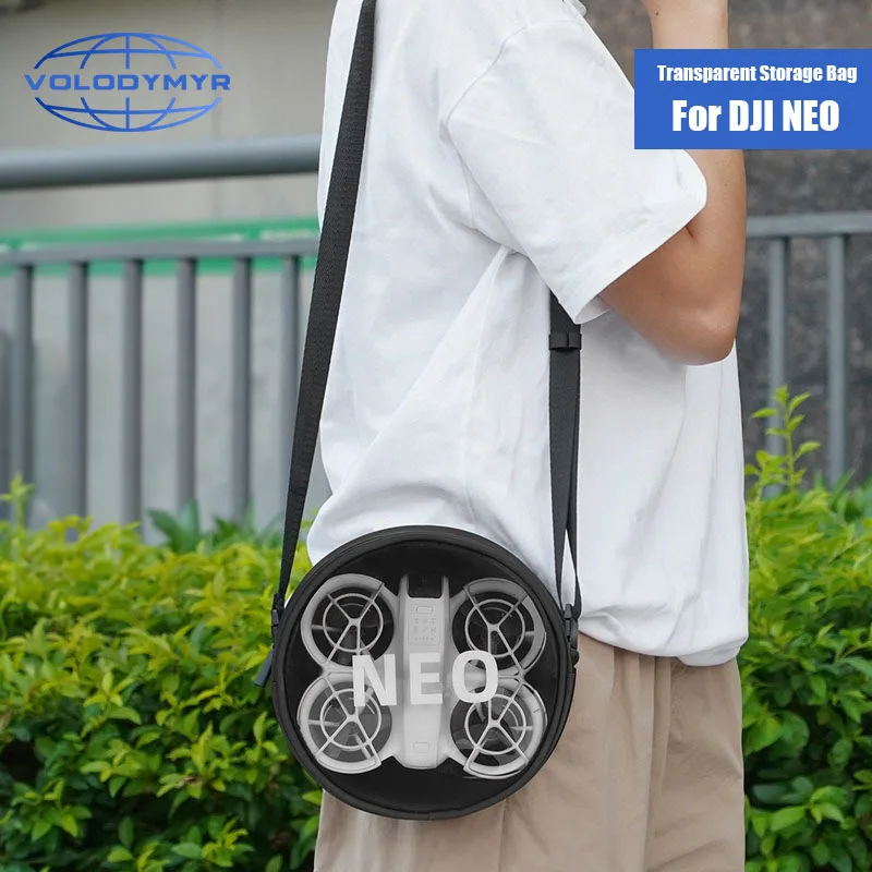 Sac de transport transparent pour drone DJI NEO - Gris clair