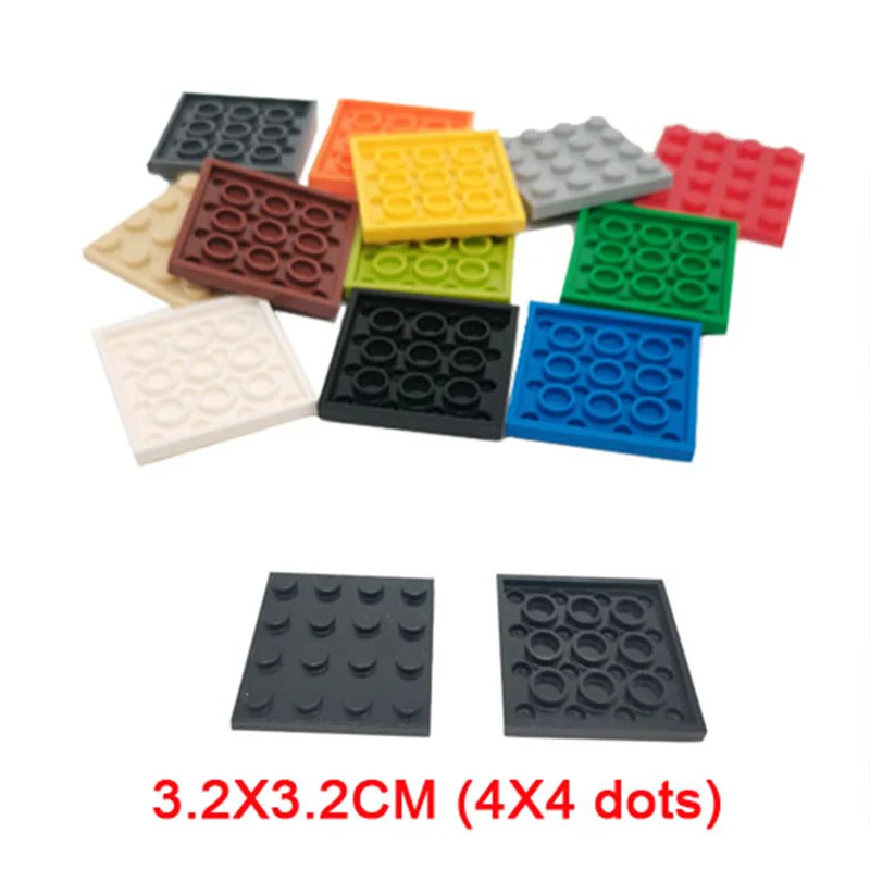 wooden stacking blocks Double-sided Base Plates Plastic Small Bricks Baseplates Compatible classic dimensions Building Blocks Construction Toys 32*32 wood blocks for crafts Blocks