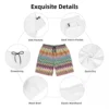 Custom Camouflage Home Boardshorts Mens Quick Dry Board Shorts Modern Zigzag Swim Trunks Custom Print Bathing Suits 5