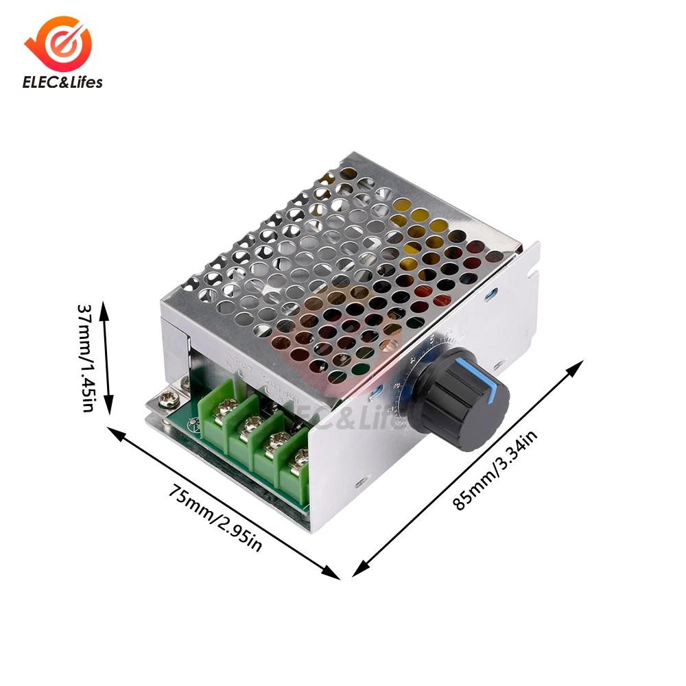 dc motor speed controller electric motor speed controller motor speed controller voltage regulator AC 220V to DC 10-210V 20A 500W SCR PWM Motor Speed Controller Governor Voltage Regulator Speed Control Switch With Potentiometer