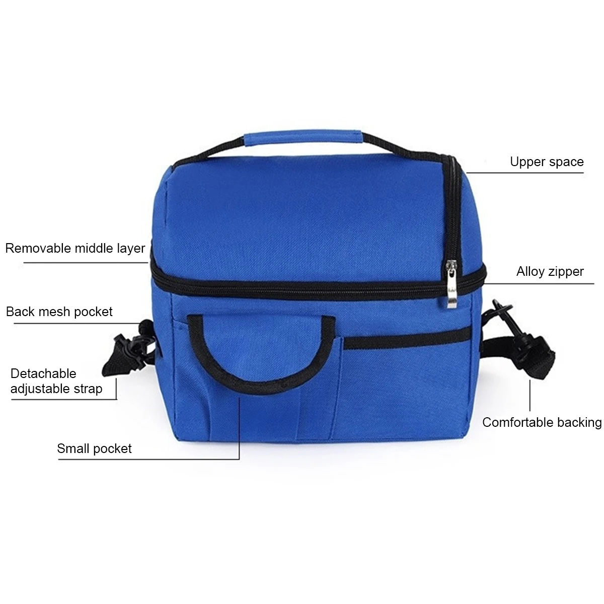 Large Ice Bag Double Insulated Bag Breastmilk Fresh Mummy Bag Food Insulated Bento Bag