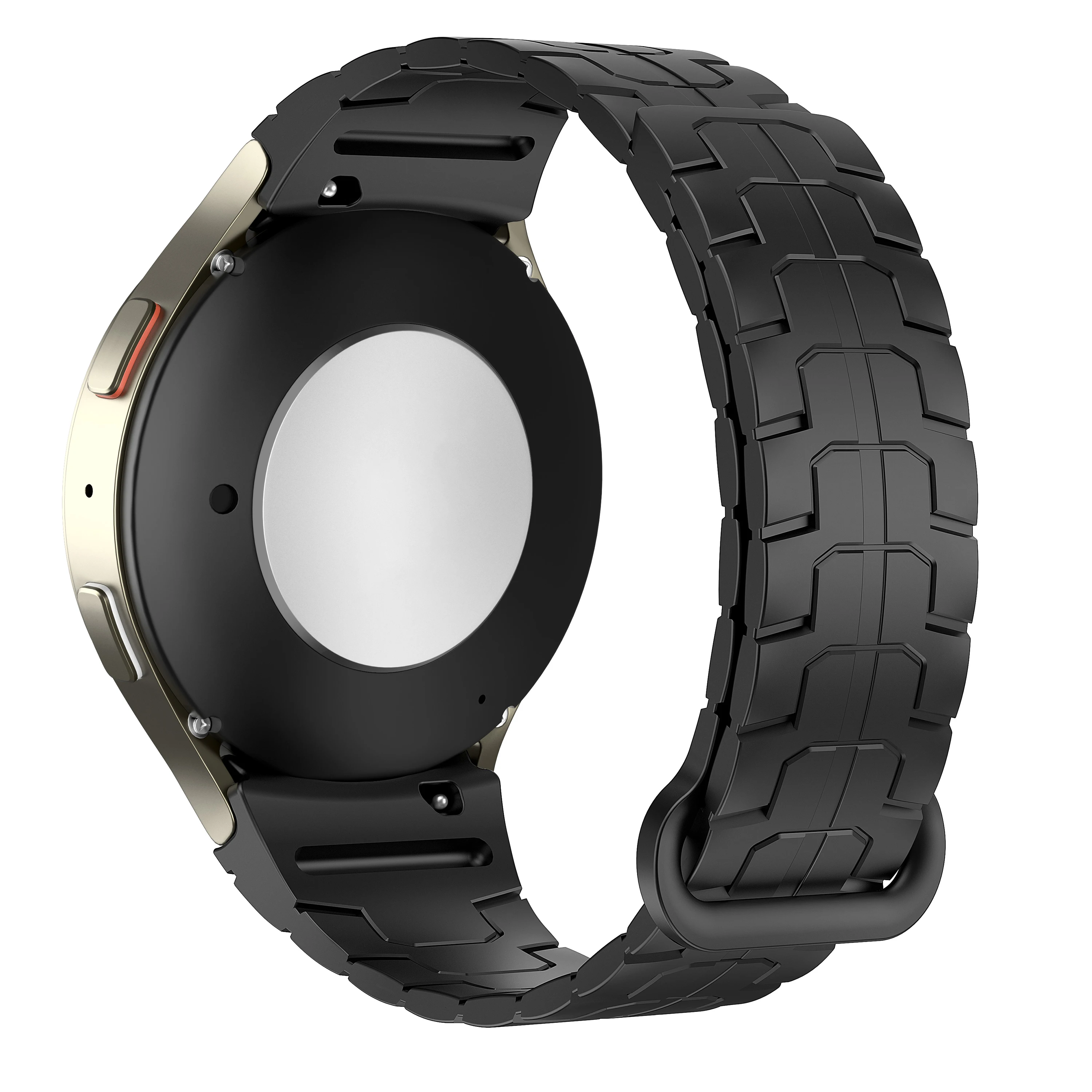 Seamless Silicone Magnetic Watch Band Bracelet