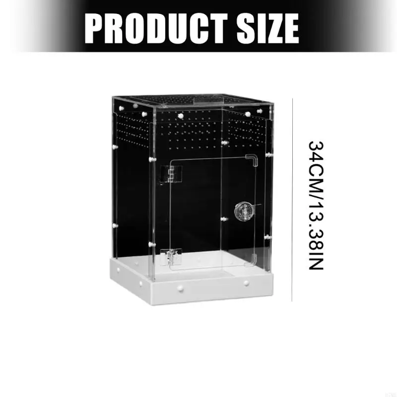 Large Clear Acrylic Reptile Terrarium 6