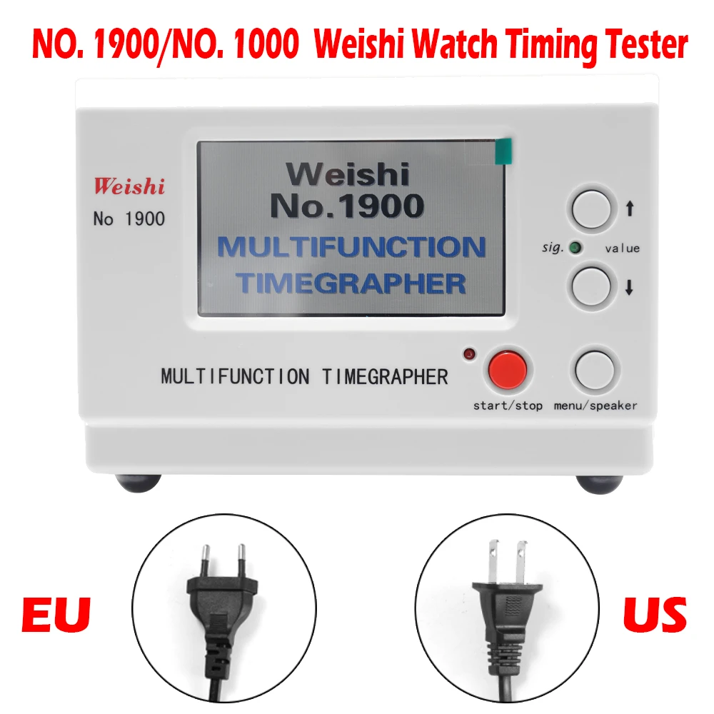 WeiShi NO. 1900/NO. 1000 Mechanical Watch Timing Tester Repairing Tool ...