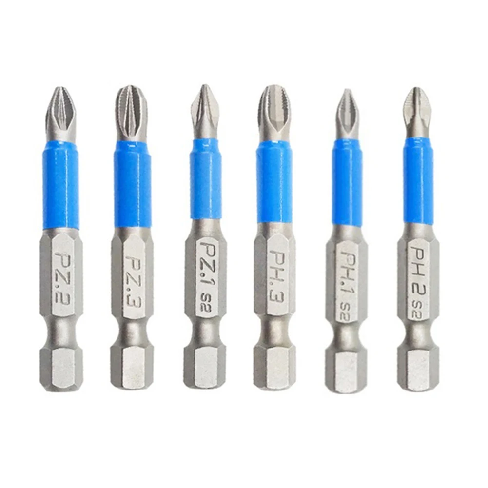 

5Pcs Non-Slip Screwdriver Bit Set 1/4" Hex Shank Magnetic Cross Screw Head Electric Impact Driver Drill PH1/PH2/PH3/PZ1/PZ2/PZ3