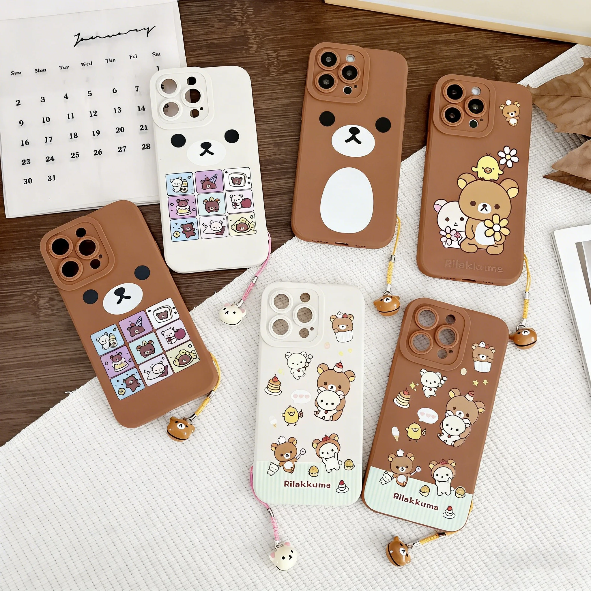 Cute Rilakkuma Case with Bell