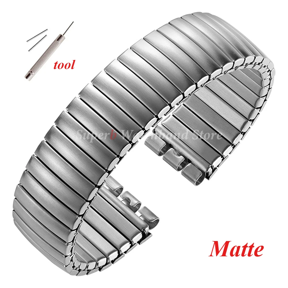Elastic Metal Stretch Expansion Watch Band - Stainless Steel Bracelet Accessories
