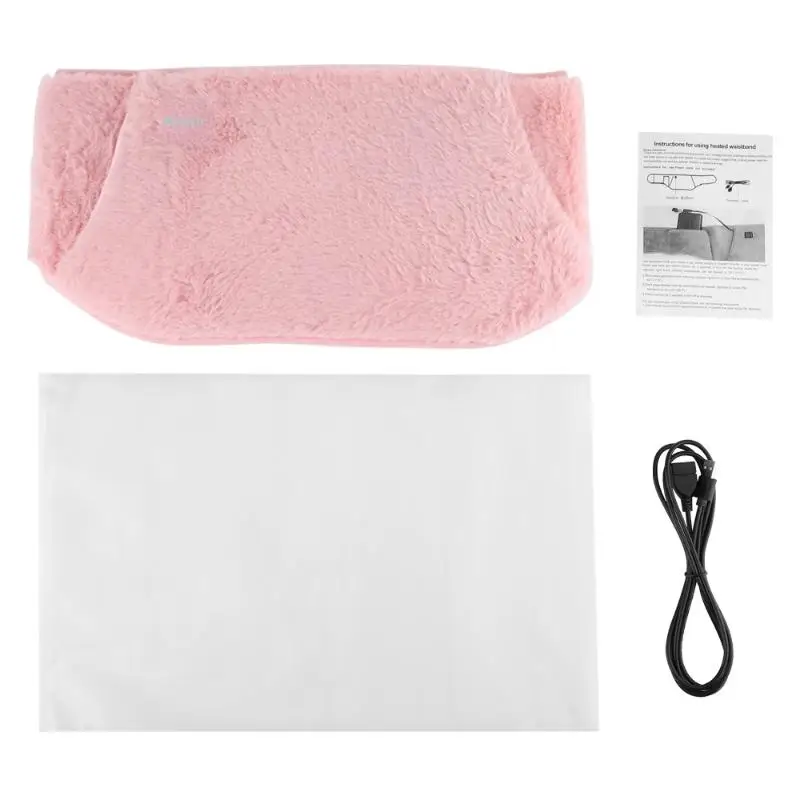 Electric Heating Belt Hand Warmer Winter Heater Waist Warmers Hot Compress Abdominal Lumbar Uterus Warming Pad USB Charging