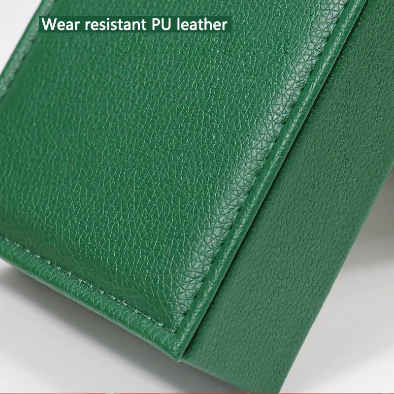 watch storage box Free Text Watch Case Gift Packaging Special Car Line Flip PU Leather Storage Display Brand Organizador