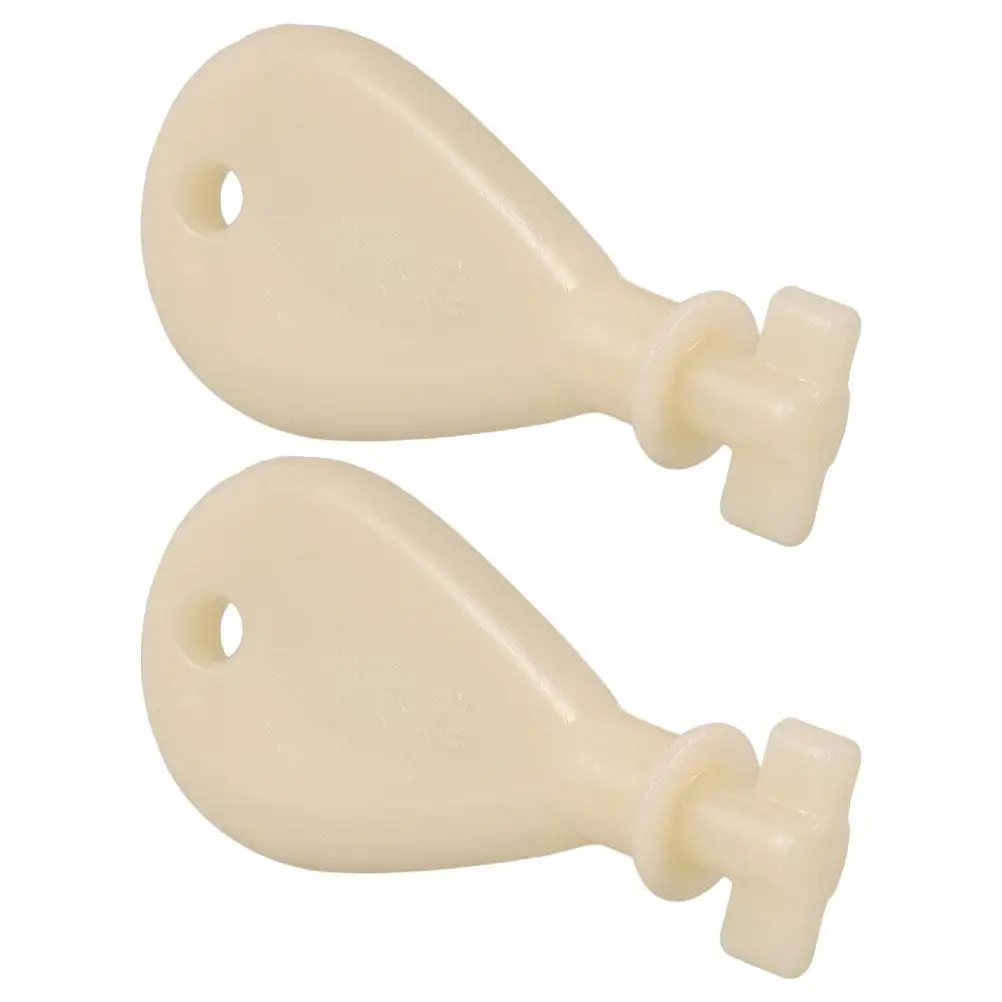 2 Pcs Tissue Box Key Toothpaste Bathroom Paper Towel for Dispenser Toilet Abs Plastic Keys 2