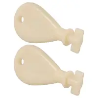 2 Pcs Tissue Box Key Toothpaste Bathroom Paper Towel for Dispenser Toilet Abs Plastic Keys 2