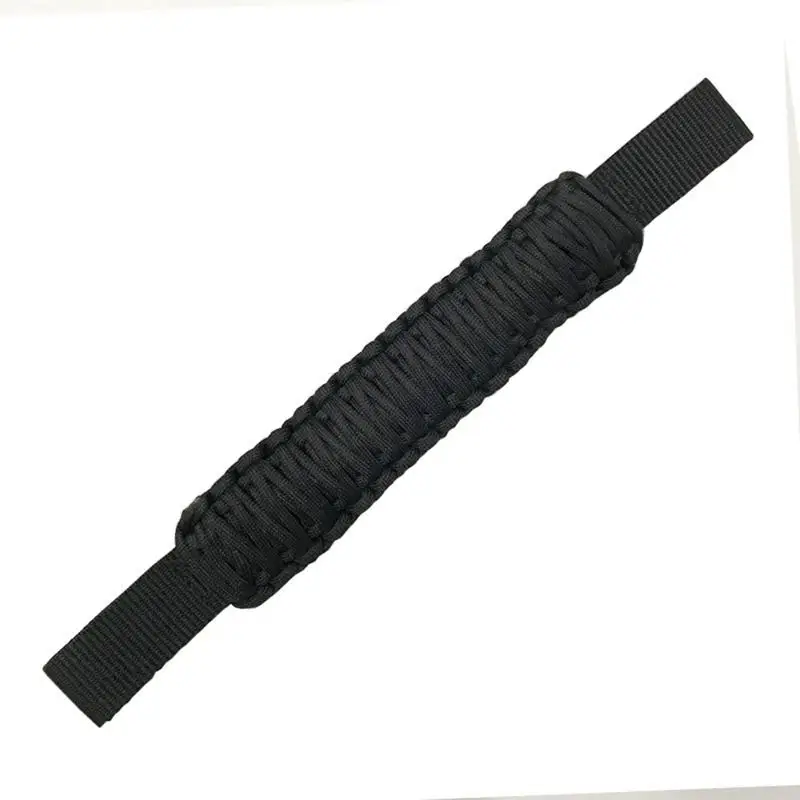 

Car Rear Seat Back Headrest Grab Handle Bar Strong Adjustable Backrest Handle Rear Seat Back Armrest Holder With Hole