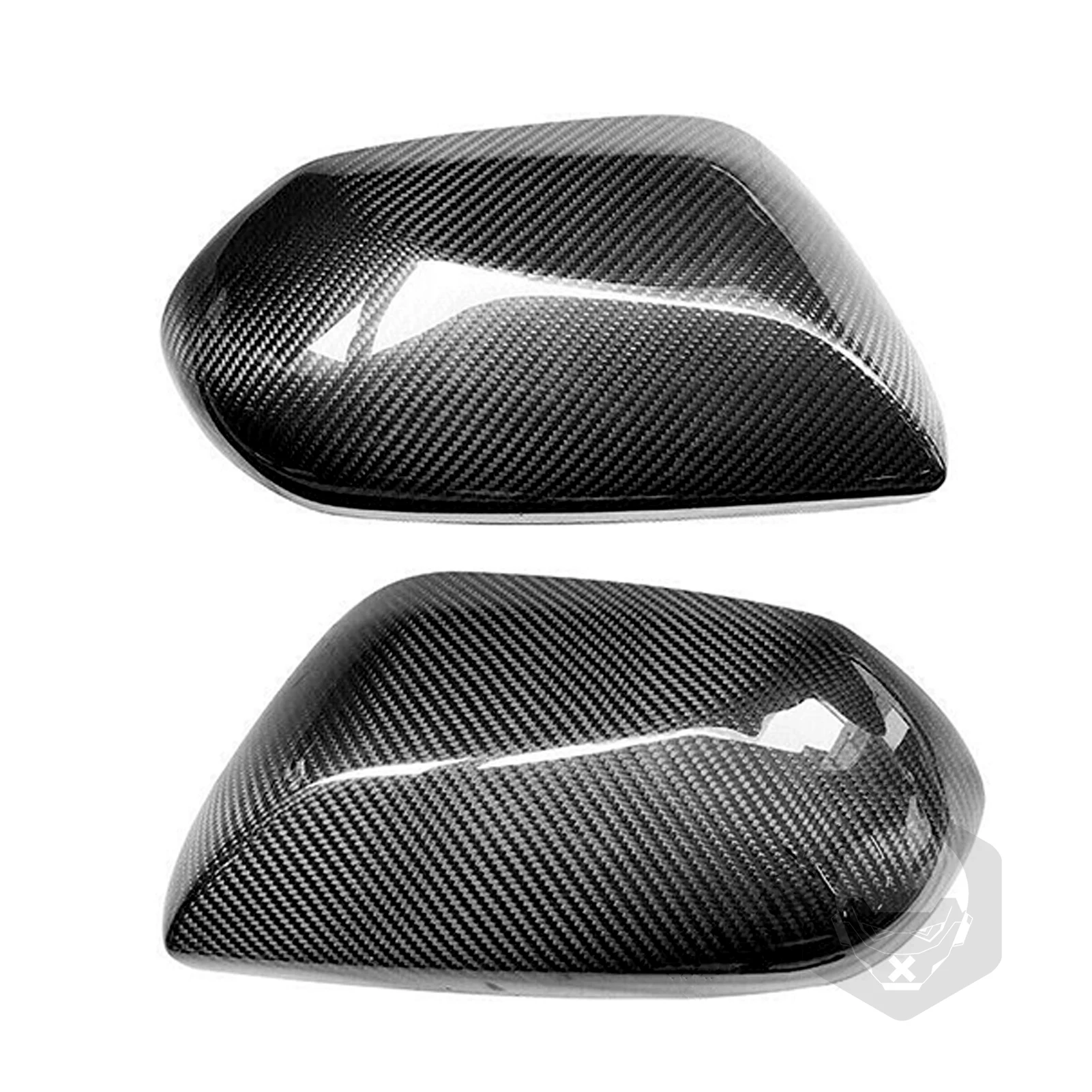 Carbon Fiber Car Rear View Door Wing Mirror Side Mirrors Cover Caps Shell Case For Toyota Camry 8th Gen 2018+ Decorative Parts