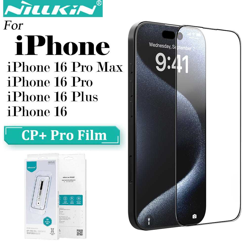 NILLKIN Tempered Glass for iPhone 16 Pro Max / 16 Plus CP+ Pro Easy Install Anti-Glare Screen Protecto for iphone 16 Pro