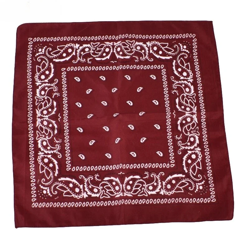 Chic Wine Red Retro Scarf Band Accessory