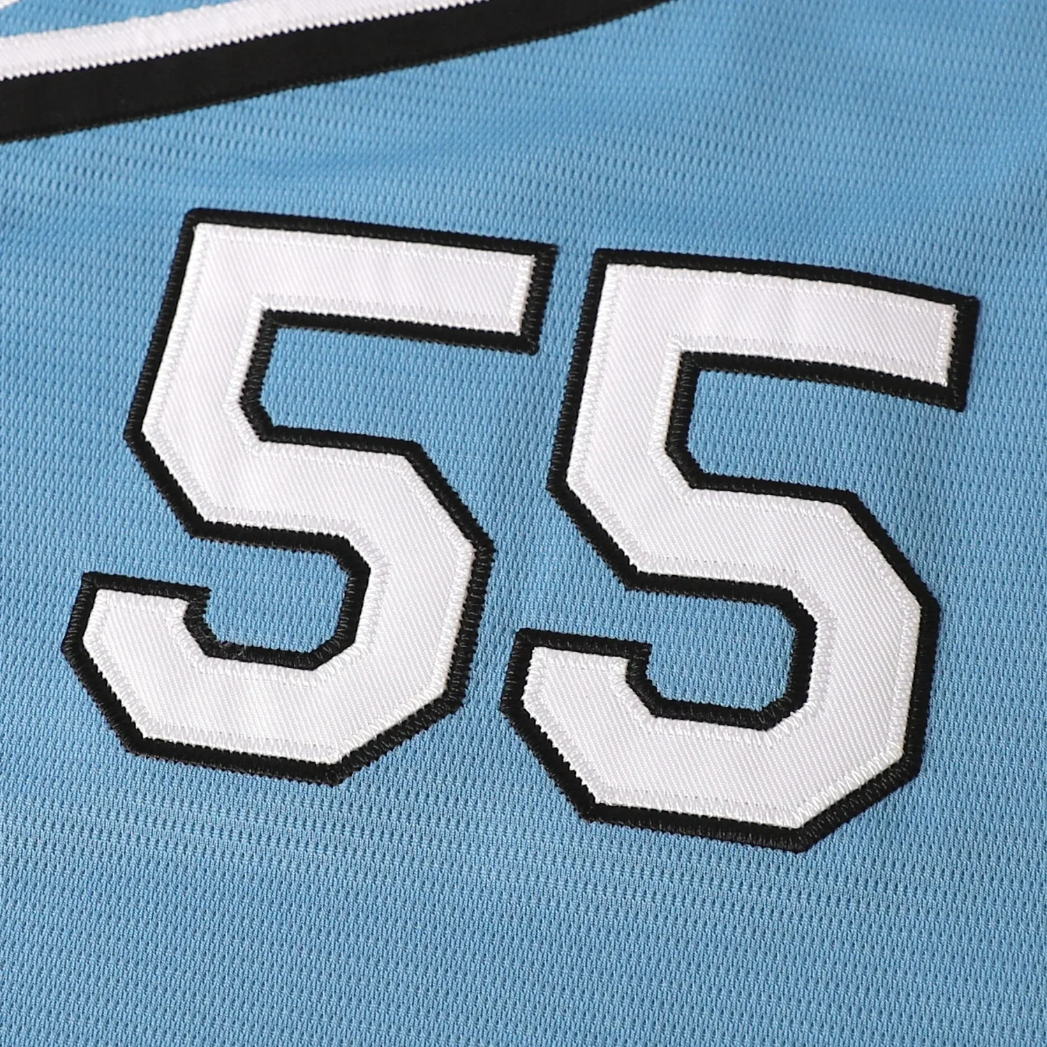 Mens Movie Blue Jersey Kenny Powers #55 Eastbound and Down Mexican Charros Kenny Powers Stitched
