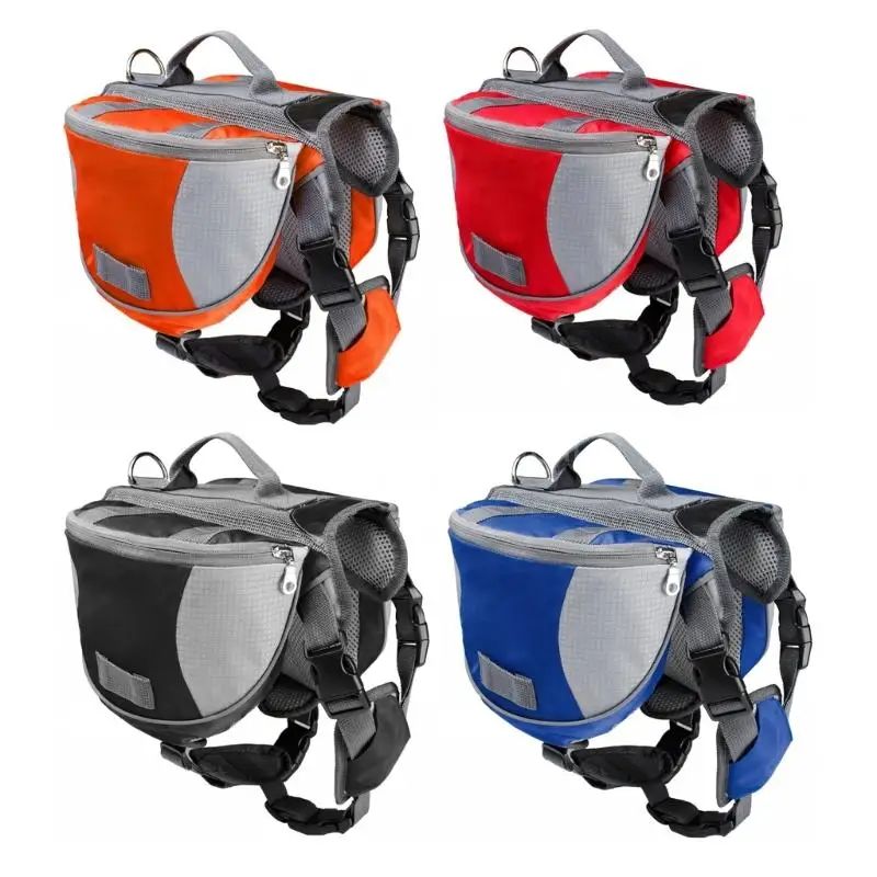 

Dog Self Backpack Outdoor Training Pet Walking Camping Hiking Essential Multifunctional Dog Saddlebag