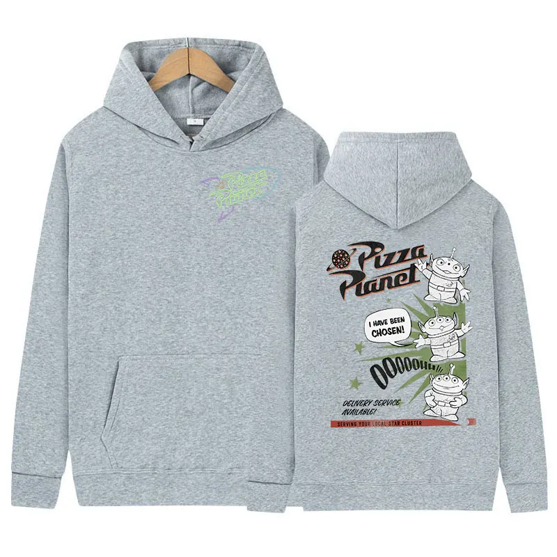 Description Picture 5 of itemLimited Pizza Planet Graphic Hoodie Men's Women Casual Fashion Long Sleeve Sweatshirt Retro Pullover Oversized Clothing Hoodies