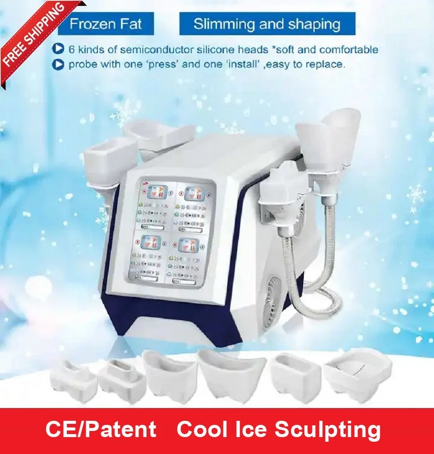 Portable4Handle360FullCoverIceColdBodySlimmingMachineBody