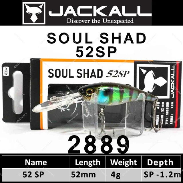 Jackall Lures Aska60 SR Hard Crank Bait Lure 2 1/2 Body Length, 4