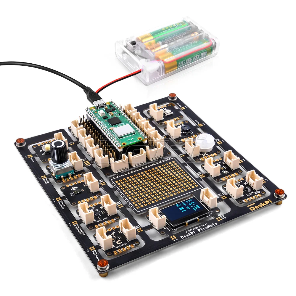 Deskpi Picomate Expansão Dock Cabeçalhos de Pinos Pré-soldados V1.0 52pi Raspberry pi Pico w Novo - Imagem 4