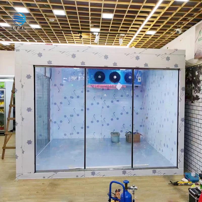Mobile Refrigerated Container Trailer Frozen Meat/Fish Cold Room Restaurant Farm Bitzer Compressor Pump Core