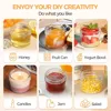 4oz Mini Mason Jars,Regular Mouth Mason Jar with Lids,Small Glass Canning Jar for Spice,Jam,Honey,Jelly,DessertDIY Candles Decor 4