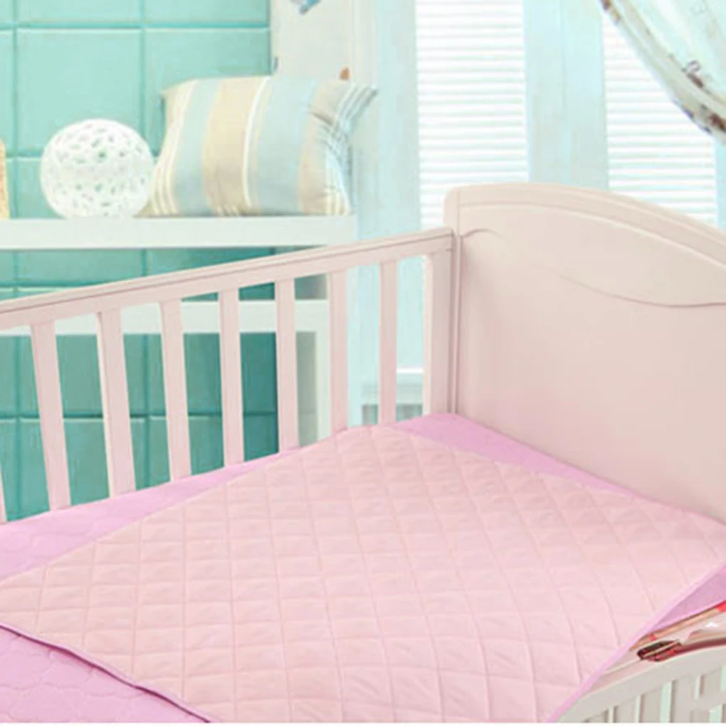 Baby Diaper Mat Kid Waterproof Cushion Bedding Covers Diaper Changing Pads Urine Mats Sheet Protecting Accessories Blue 70*120cm