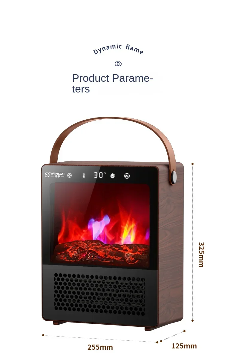 S778117f02dd64ffe863b304e7be3310dp 220V fireplace heater, household electric heater, living room, bedroom, fast heating and energy-saving heater Mallzona