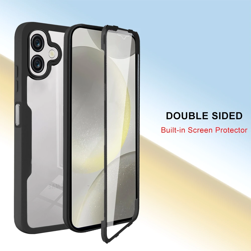 Clear 360 Full Wrap Protective Case with Camera Lens and Screen Guard