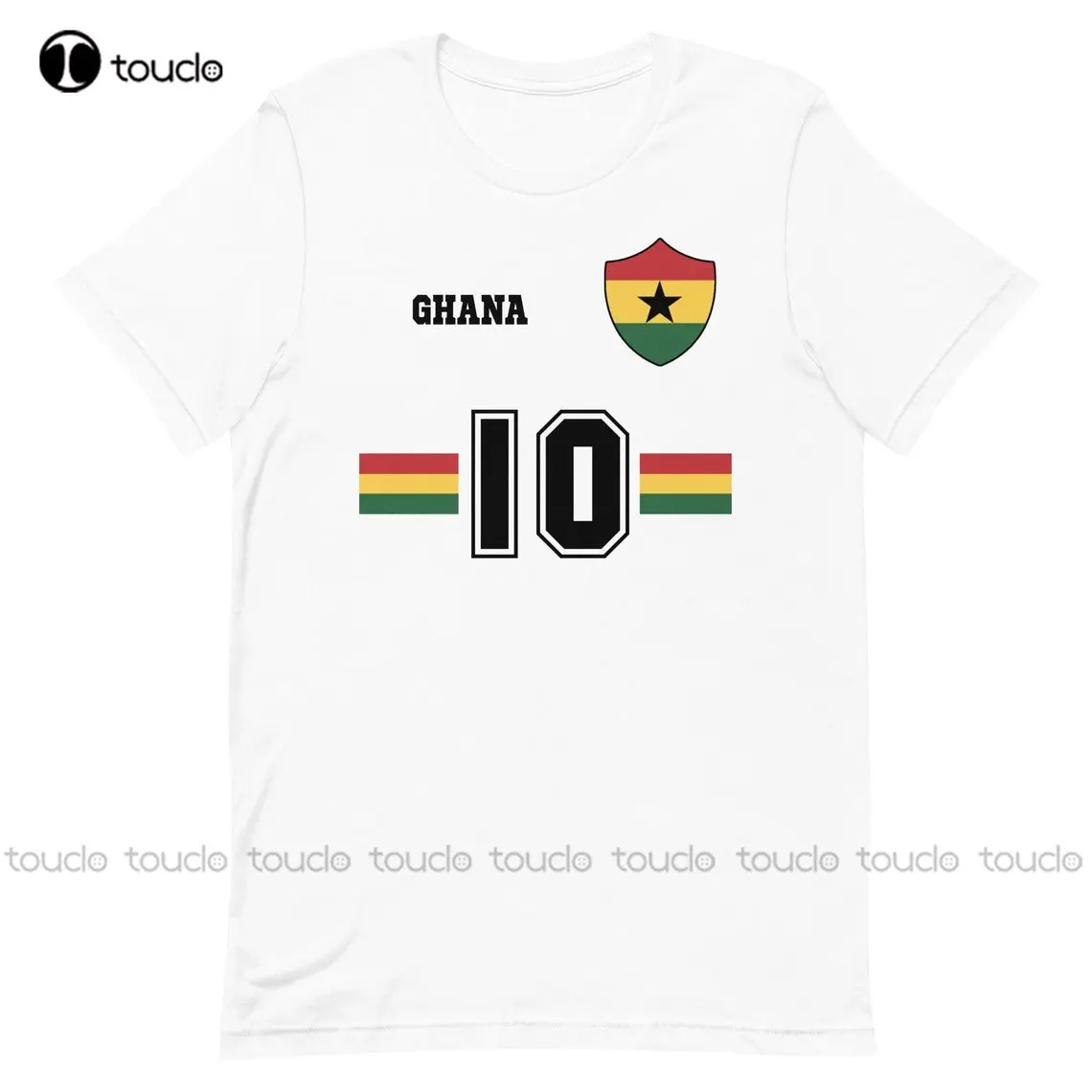Ghana Shirt Ghana Soccer Jersey Personalizzato Ghana Soccer Tournament Fan Shirt Personalizza Il Tuo Numero Regalo Di Natale Xs-5Xl