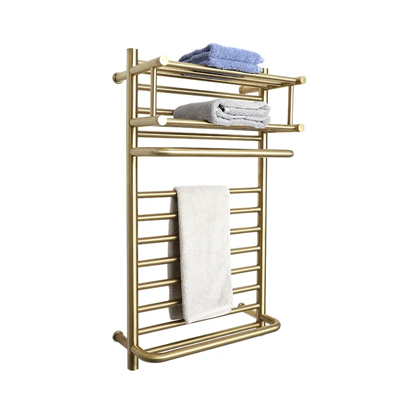 Electric Towel Rack 304 Stainless Steel 45°C Constant Temperature 5min Heated  Towel Rail 900*500*290mm 110V/220V Towel Warmer