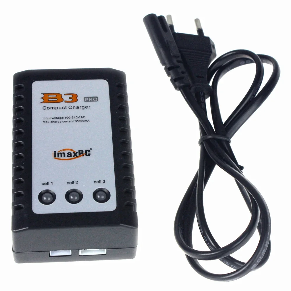 

B3 Pro Compact Balance Charger 10W 20W EU US Plug for SU27 2S 3S LIPO Battery Helicopter Airplane FPV Drone