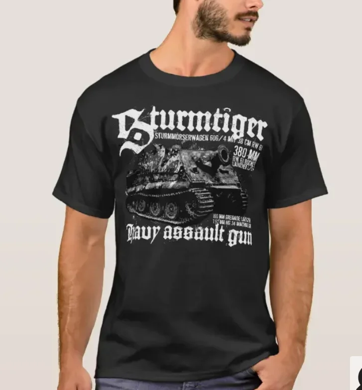 Wehrmacht Panzer Assault Tiger Sturmtiger Assault Gun T-Shirt 100% Cotone O-Collo Manica Corta Casual T-Shirt Da Uomo Taglia S-3Xl