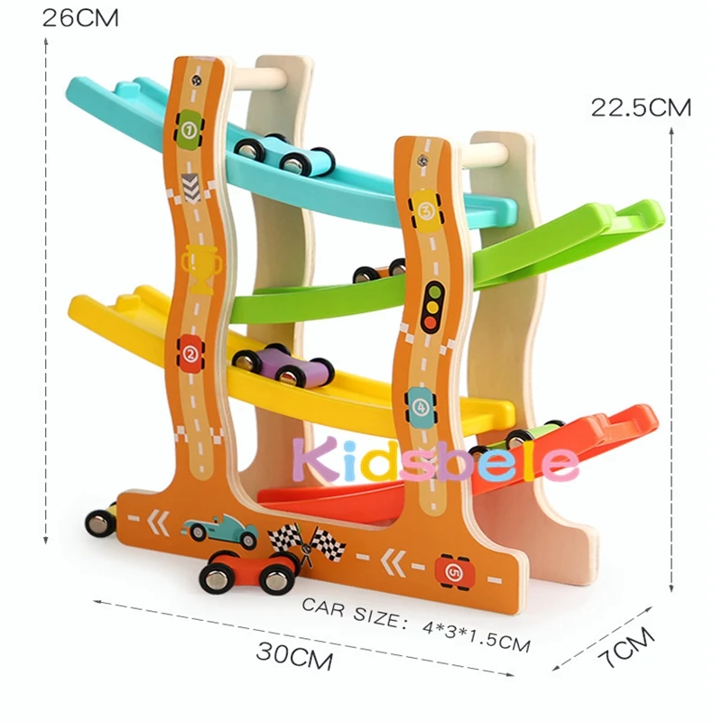 Montessori Wooden Glider Track 4