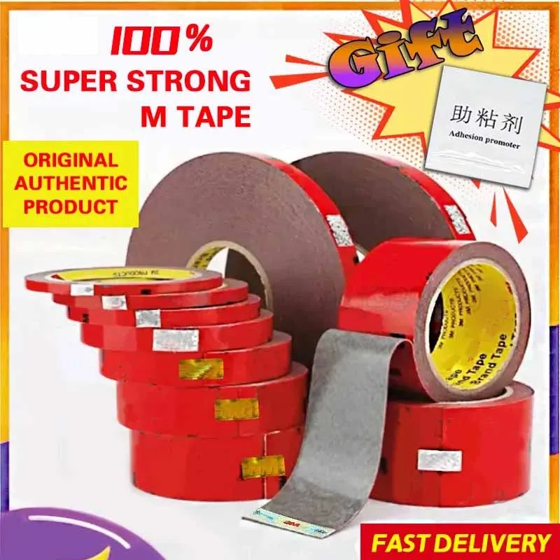 

Super Strong Double Sided Tape Waterproof Acrylic Self Adhesive Foam Tape For Car Home Decoration Heacy Duty Double Sided Tapes