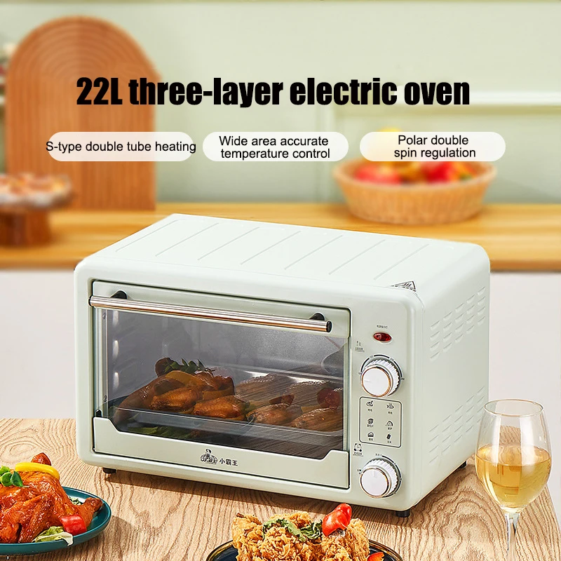 22LLargeCapacityOven1000W2ColorHouseholdMultifunctionElectric