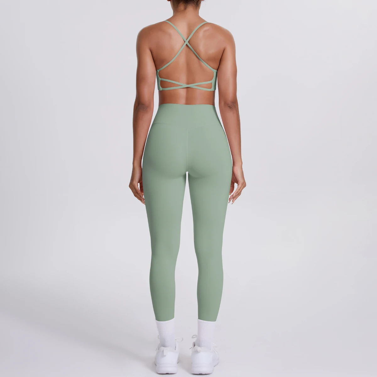 Women's Yoga Suit – Seamless Sports Bra & High Waist Leggings | Breathable Quick Dry Activewear