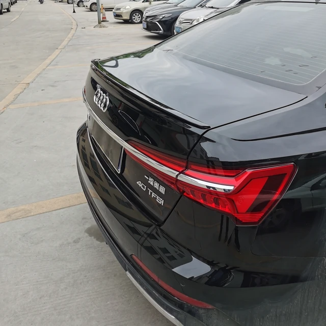 Für neue audi a6 avant c8 2013-2016 a6 allroad spoiler abs auto kofferraum  lippen flügel schwanz spoiler a6 zubehör dedizierte dekoration - AliExpress