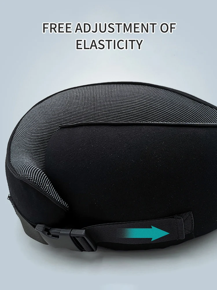 Memory foam travel pillow with carry bag