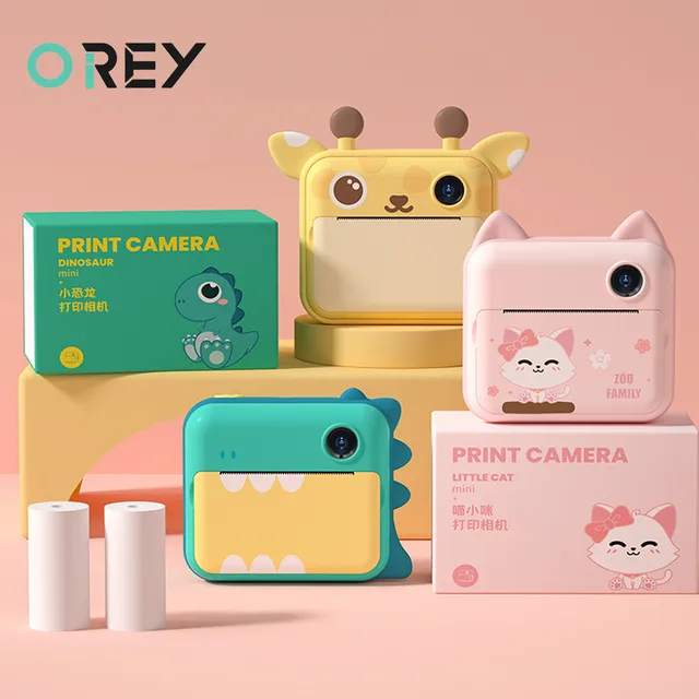 Children Camera Instant Print Camera For Girls Kids Camera Instantane With Thermal Photo Paper Toys Camera For Birthday Gifts 1