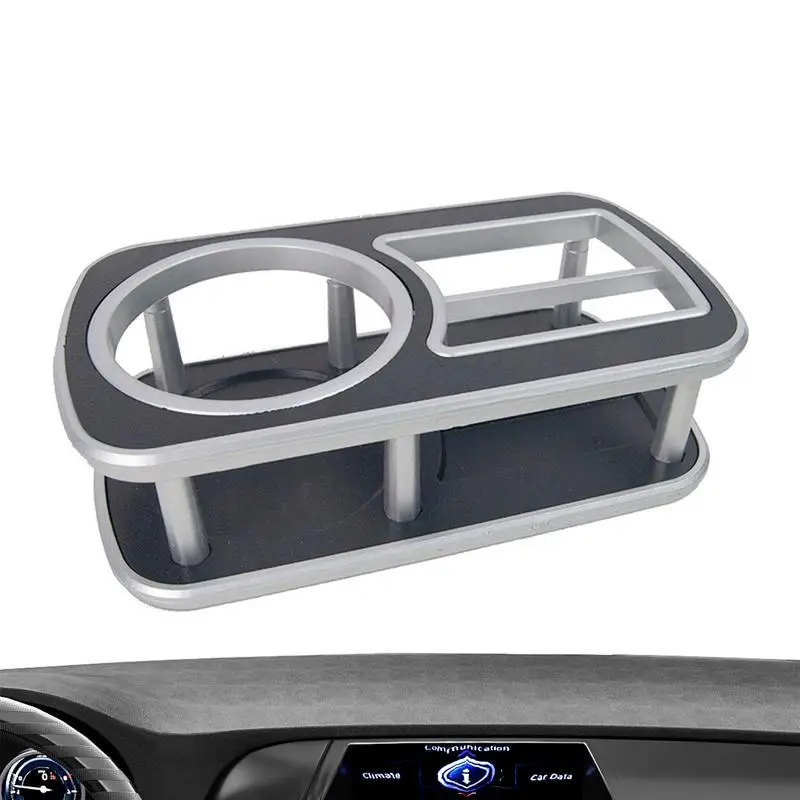 Car Dashboard Drink Rack Multi Functional Car Organizer Box with Cup Drink Holder Car Bottle Holder Phone Mount Interior Parts