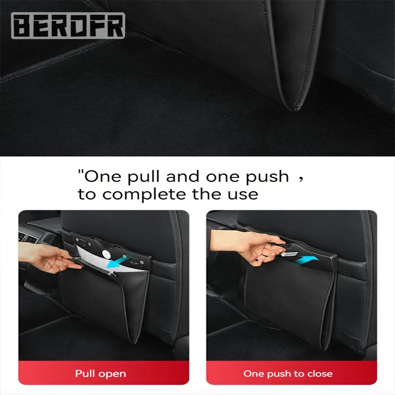 Special garbage bag for car rear seats leather storage bag For Hong Qi H5 H9 HS5 E-QM5 L5 L9
