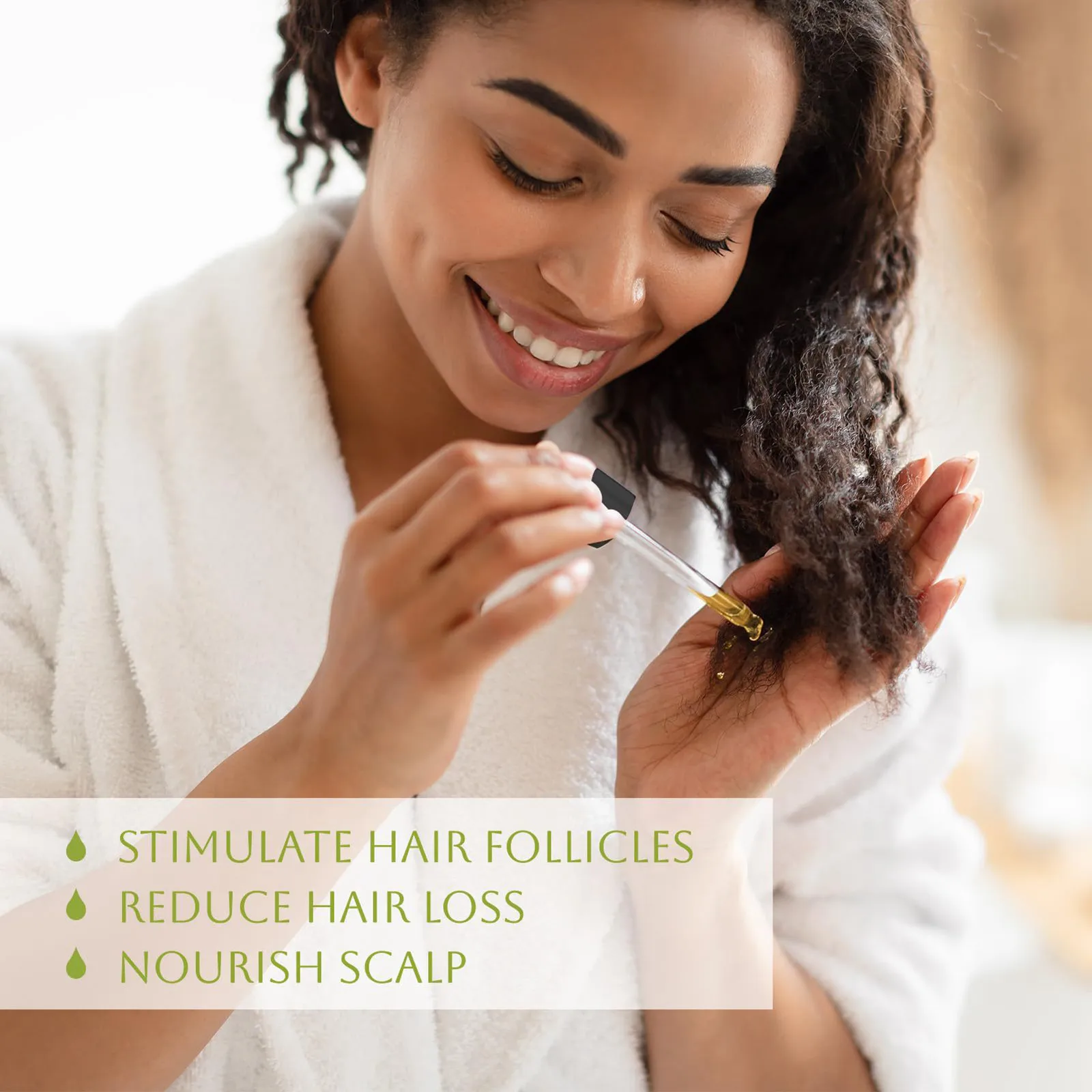 Vegan Hair Growth Oil 30ml For Dry And Damaged Hair